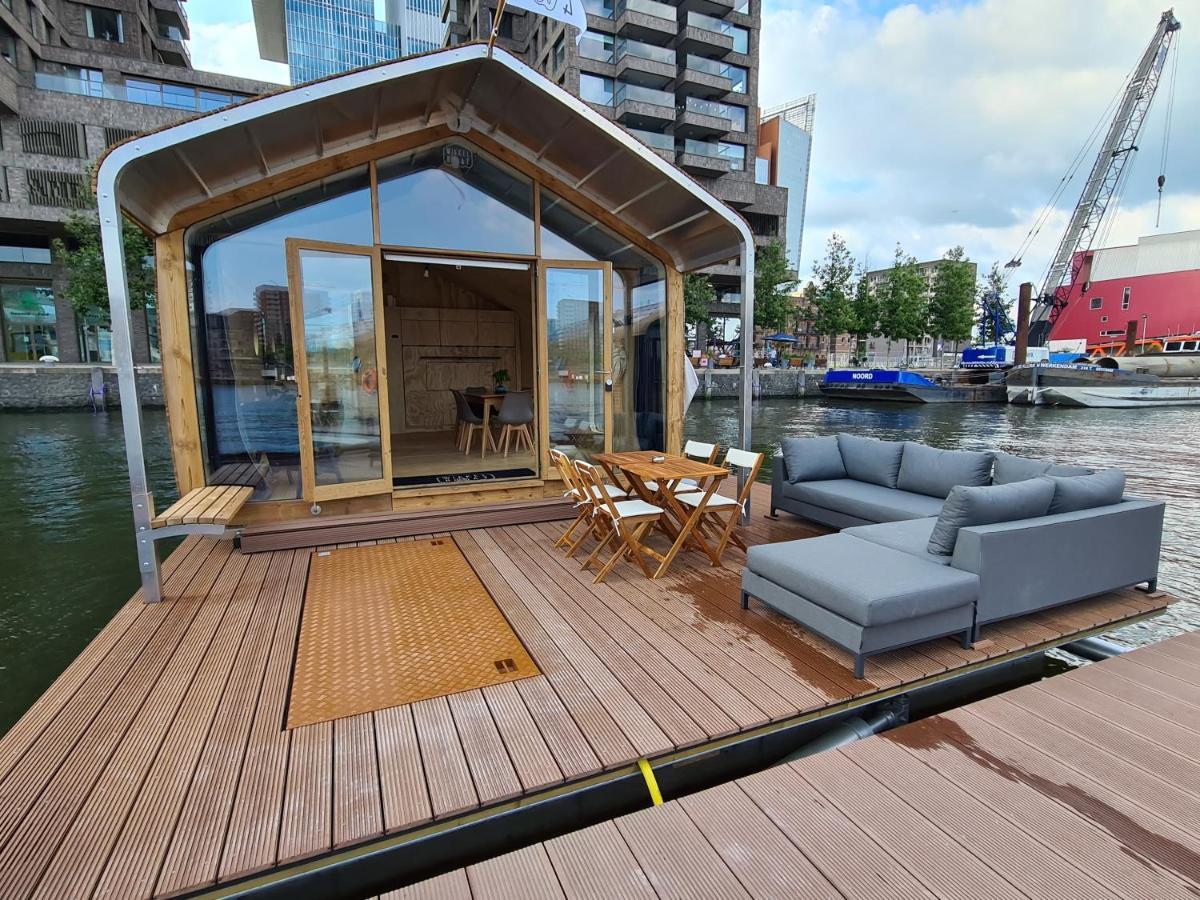 Villa Wikkelboats At Floating Rotterdam Rijnhaven Esterno foto