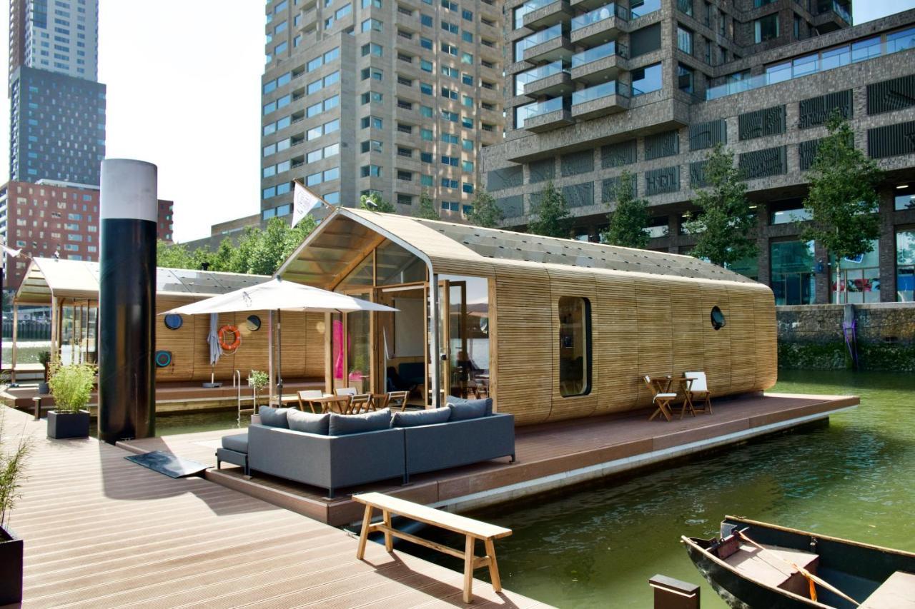 Villa Wikkelboats At Floating Rotterdam Rijnhaven Esterno foto