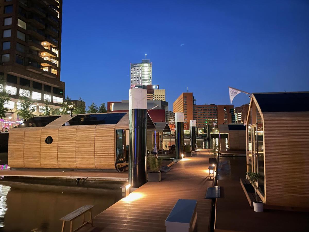 Villa Wikkelboats At Floating Rotterdam Rijnhaven Esterno foto