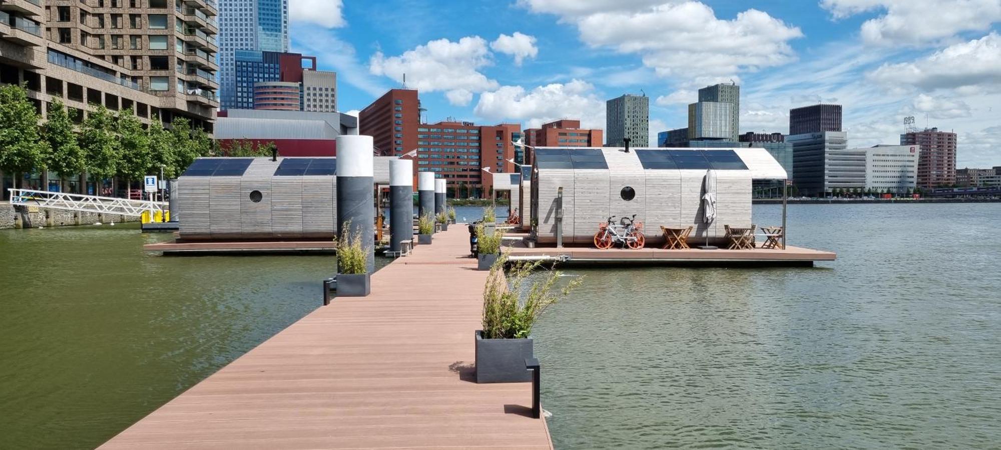 Villa Wikkelboats At Floating Rotterdam Rijnhaven Esterno foto