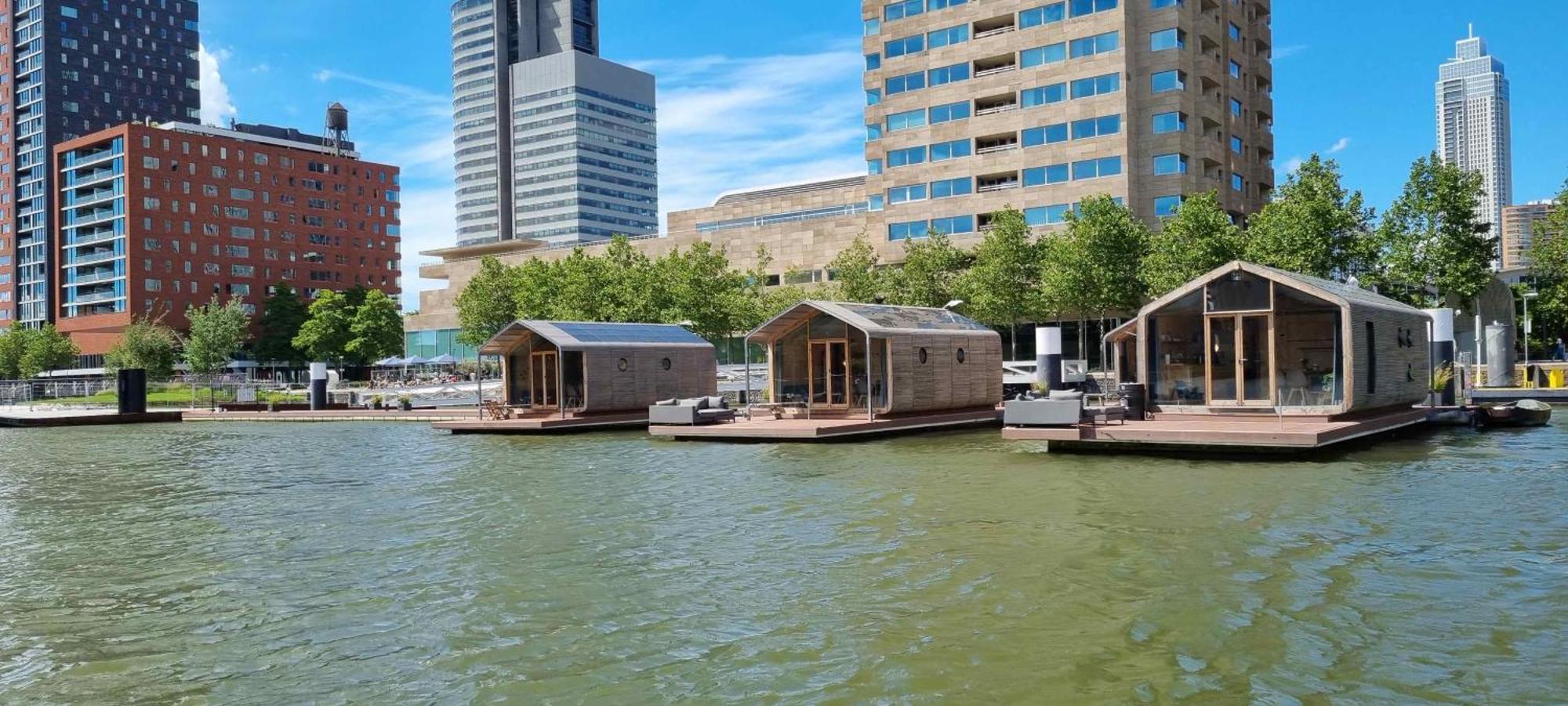 Villa Wikkelboats At Floating Rotterdam Rijnhaven Esterno foto