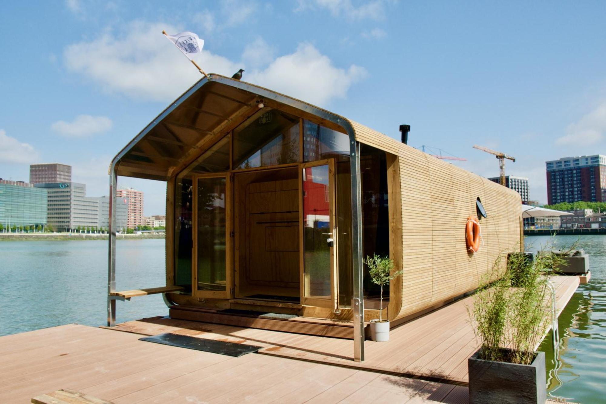 Villa Wikkelboats At Floating Rotterdam Rijnhaven Esterno foto